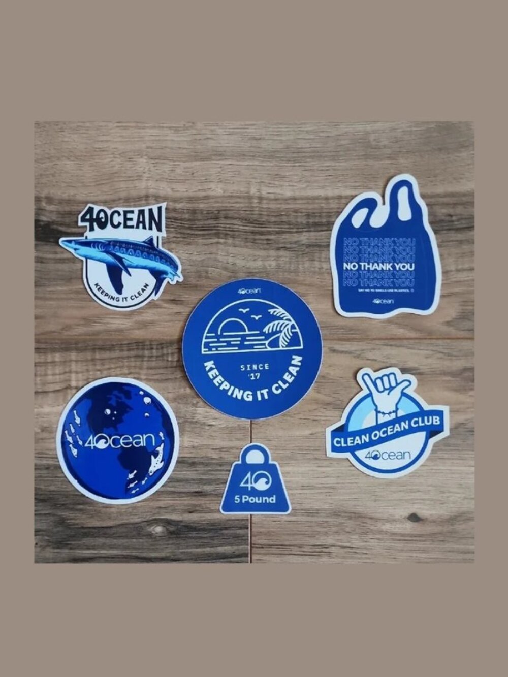 4Ocean Sticker Set